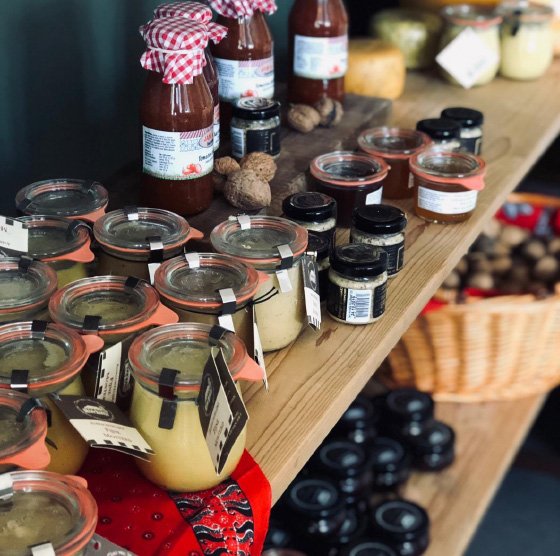 Toonbank Kaasboerderij Berkhout